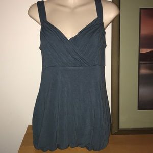 Daisy Fuentes Blue-gray Sz S sleeveless top